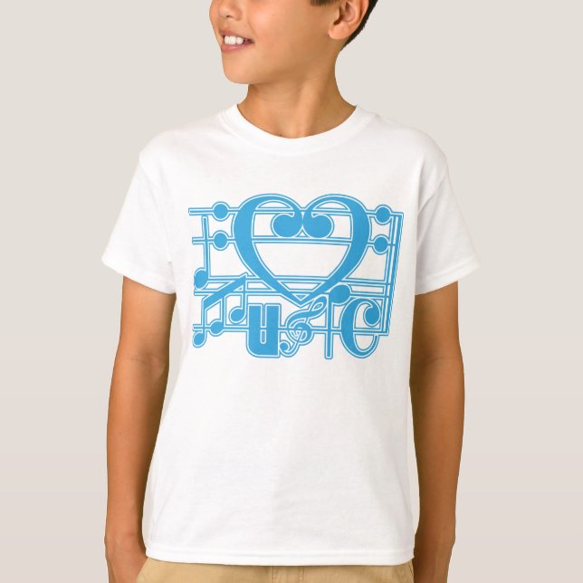JAG ÄLSKAR MUSIK T SHIRT (Framsida)
