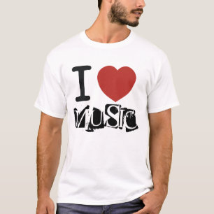 Jag älskar musik tröja