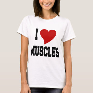 Jag älskar muskler tee