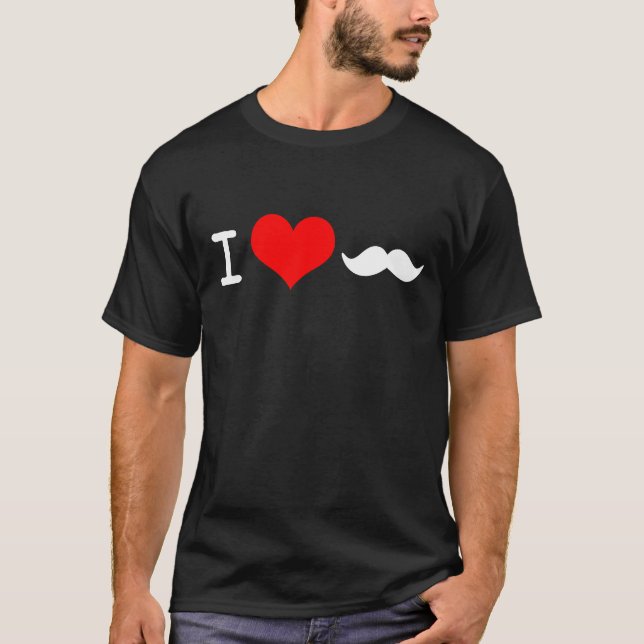 Jag älskar mustasch tee (Framsida)
