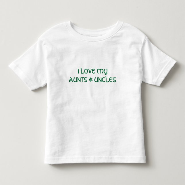 JAG ÄLSKAR MYAUNTS & UNCLES TEE SHIRT (Framsida)