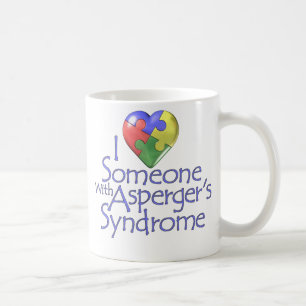 Jag älskar någon med Aspergers Kaffemugg