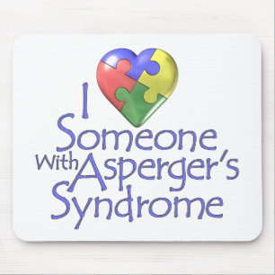 Jag älskar någon med Aspergers Musmatta