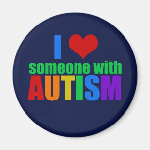 Jag älskar någon med Autism Magnet