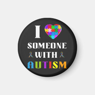 Jag älskar någon med autism magnet