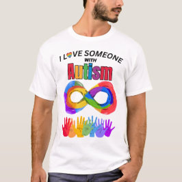 Jag älskar någon med autism t shirt