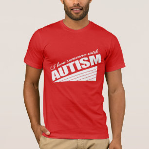 Jag älskar någon med autism t shirt