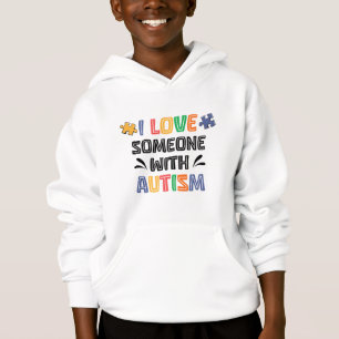 Jag älskar någon med autism t shirt