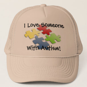 Jag älskar någon med Autism! Truckerkeps