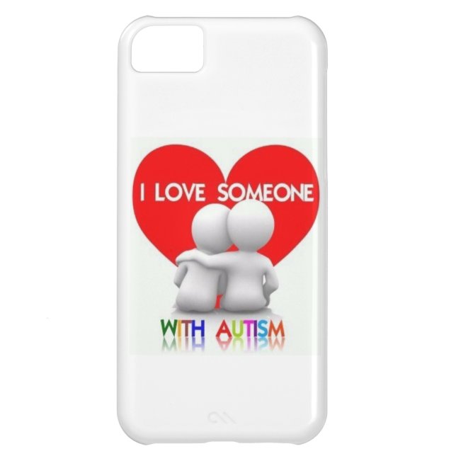 JAG ÄLSKAR NÅGON MED AUTISMIPHONE CASE Case-Mate iPhone SKAL (Baksidan)