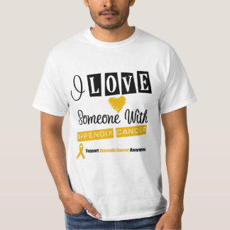 Jag älskar någon med bilagacancer t-shirt