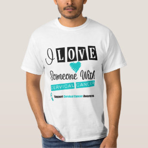 Jag älskar någon med Cervical cancer Tröja