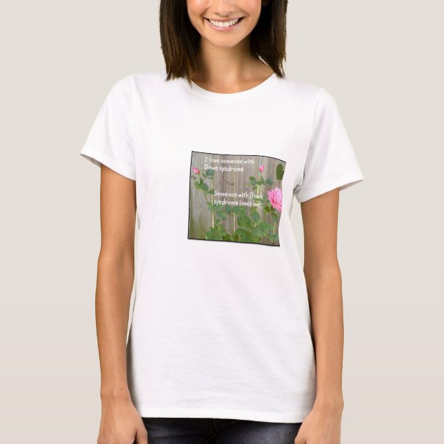 Jag älskar någon med Down Syndrome Tröja (Framsida)