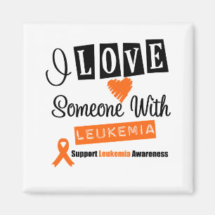 Jag älskar någon med Leukemia Magnet