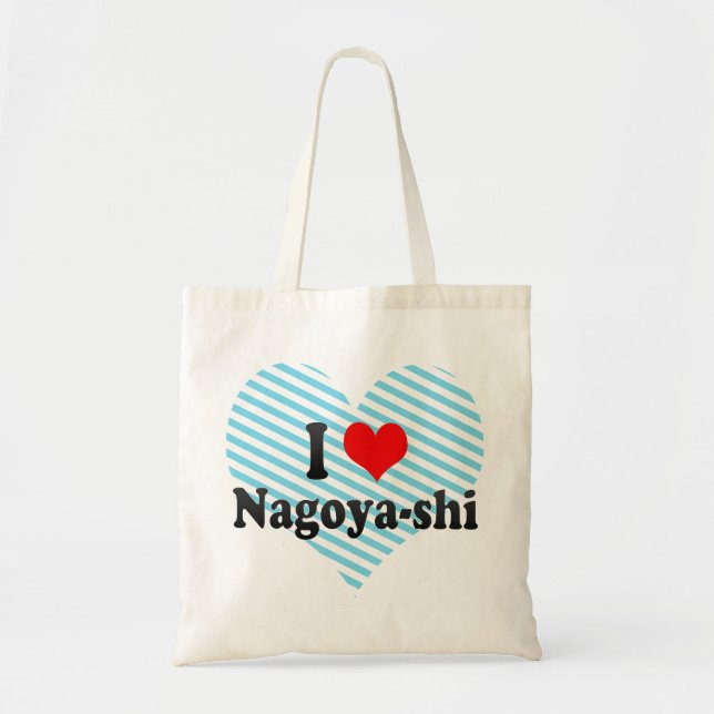 Jag älskar Nagoya-shi, Japan Tygkasse (Framsidan)