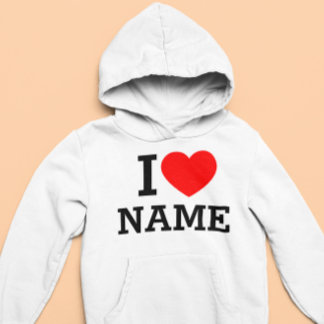 Jag älskar namn t shirt