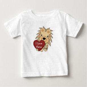Jag älskar Nana den nyckfulla lejona valentinen T-shirt