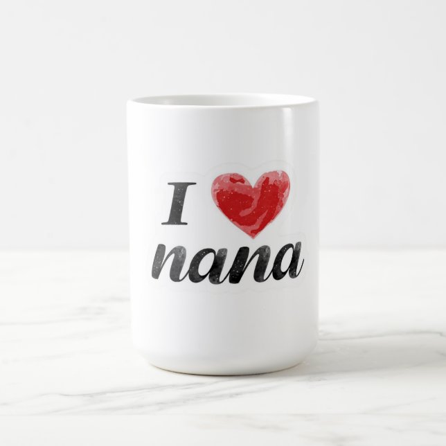 Jag älskar Nana  Kaffemugg (Center)