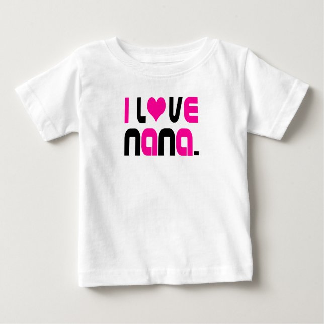 Jag älskar Nana T Shirt (Framsida)