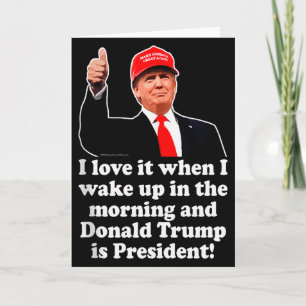 Jag älskar när Donald Trump är president 2024 47th Kort