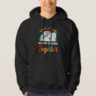 Jag älskar när vi kryssar tillsammans kryssningsf hoodie