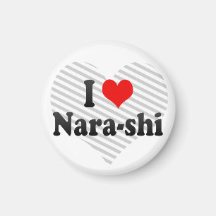 Jag älskar Nara-shi, Japan Magnet