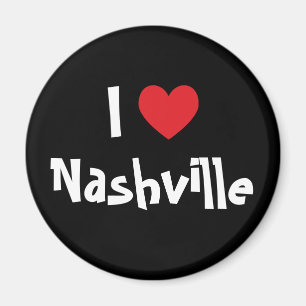 Jag älskar Nashville Magnet