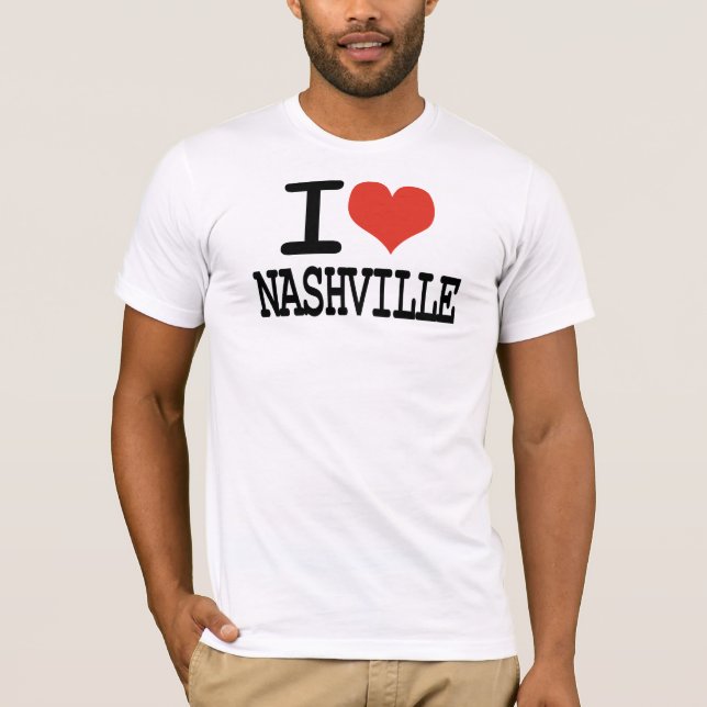 Jag älskar Nashville Tee (Framsida)
