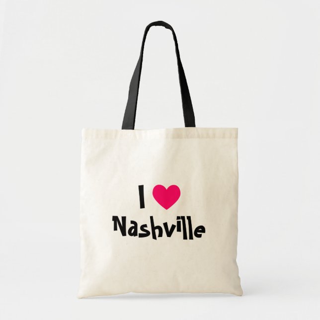 Jag älskar Nashville Tygkasse (Framsidan)