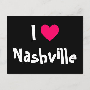 Jag älskar Nashville Vykort