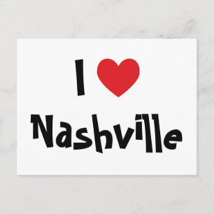 Jag älskar Nashville Vykort
