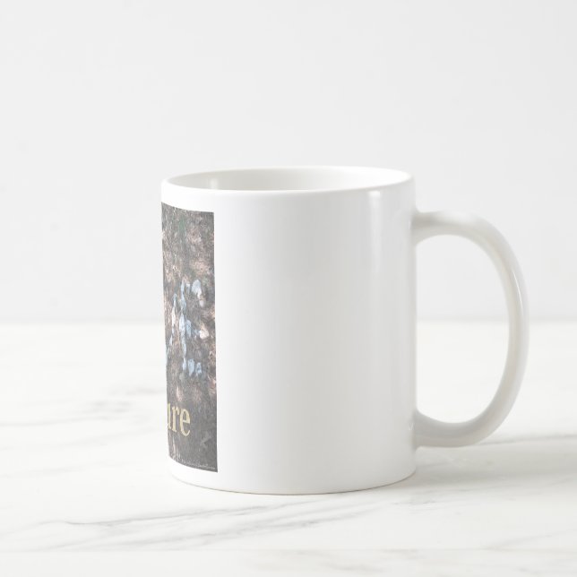 Jag älskar naturkläder och presenter kaffemugg (Höger)