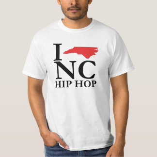 Jag älskar NC-hip hoputslagsplatsen T-shirt