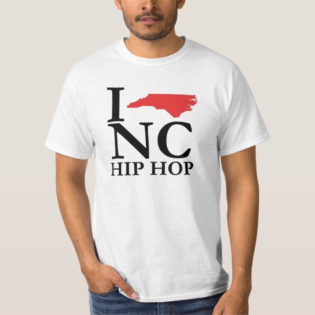 Jag älskar NC-hip hoputslagsplatsen T-shirt (Framsida)