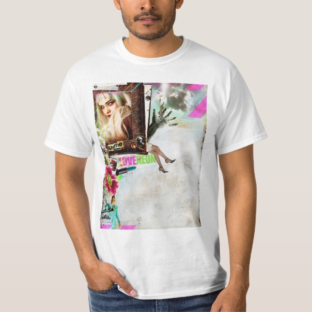 jag älskar neon tee (Framsida)