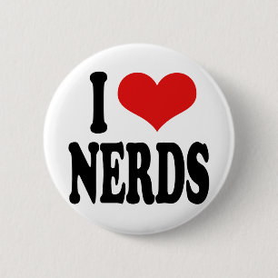 Jag älskar Nerds Knapp