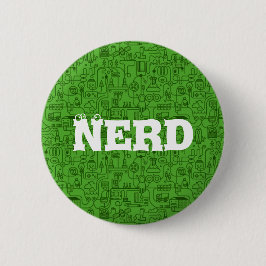 Jag älskar Nerds som vetenskap knäppas Knapp