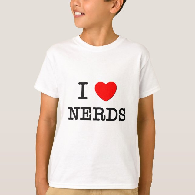 Jag älskar Nerds Tröja (Framsida)