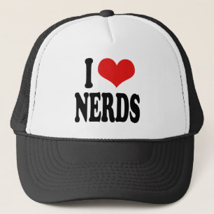 Jag älskar Nerds Truckerkeps