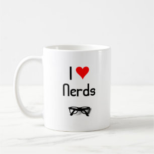 Jag älskar Nerdsmuggen Kaffemugg