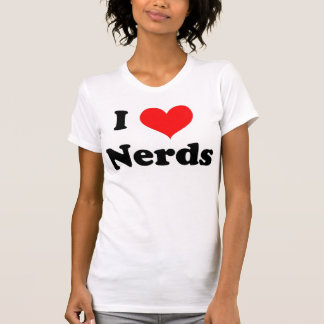 Jag älskar Nerdsutslagsplatsen Tee Shirt