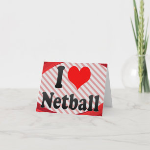 Jag älskar netballen kort
