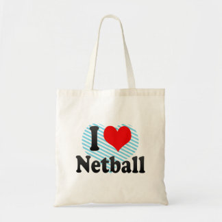 Jag älskar netballen tygkasse