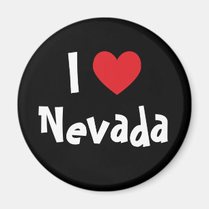 Jag älskar Nevada Magnet