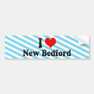 Jag älskar New Bedford, United States Bildekal