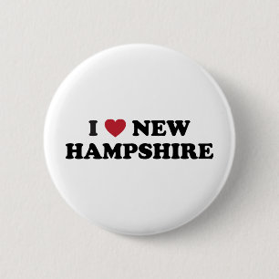 Jag älskar New Hampshire Knapp
