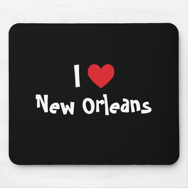 Jag älskar New Orleans Musmatta (Framsidan)