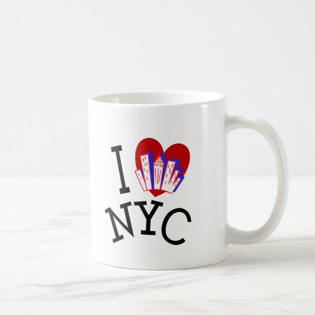 Jag älskar New York City Kaffemugg (Höger)