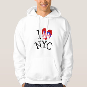 Jag älskar New York City Munkjacka