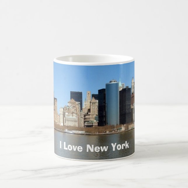 Jag älskar New York Kaffemugg (Center)